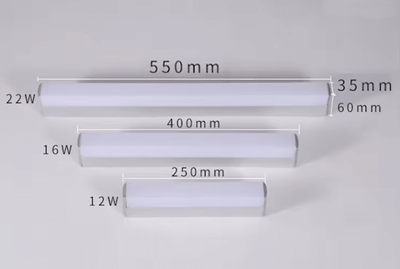 Inspire Curations Nordic LED Bathroom Mirror Wall Light bd70 warm White (2700 3500k) 55cm