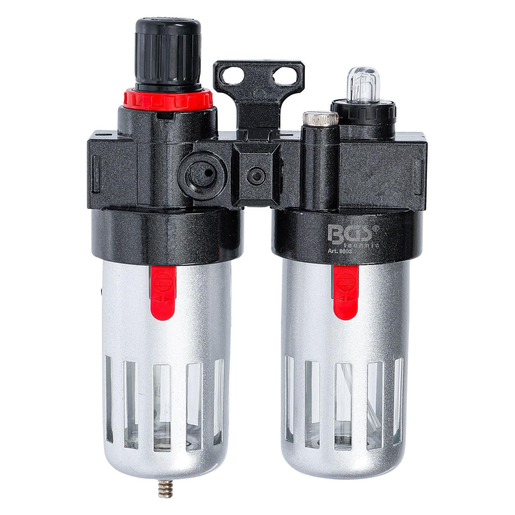 BGS Druckluft-Filter / Öler-Einheit mit Druckregler (8603)