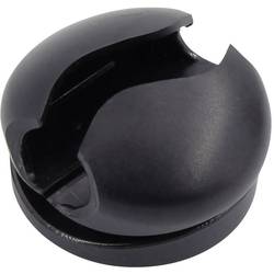 TRU COMPONENTS Kabelhalter selbstklebend 93013c1206 Bündel-Ø-Bereich 8 mm (max) Schwarz 5 St.