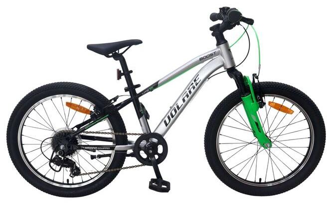 Volare Boost Kinderfahrrad - 26 Zoll - 21 Gänge - Silber/Grün