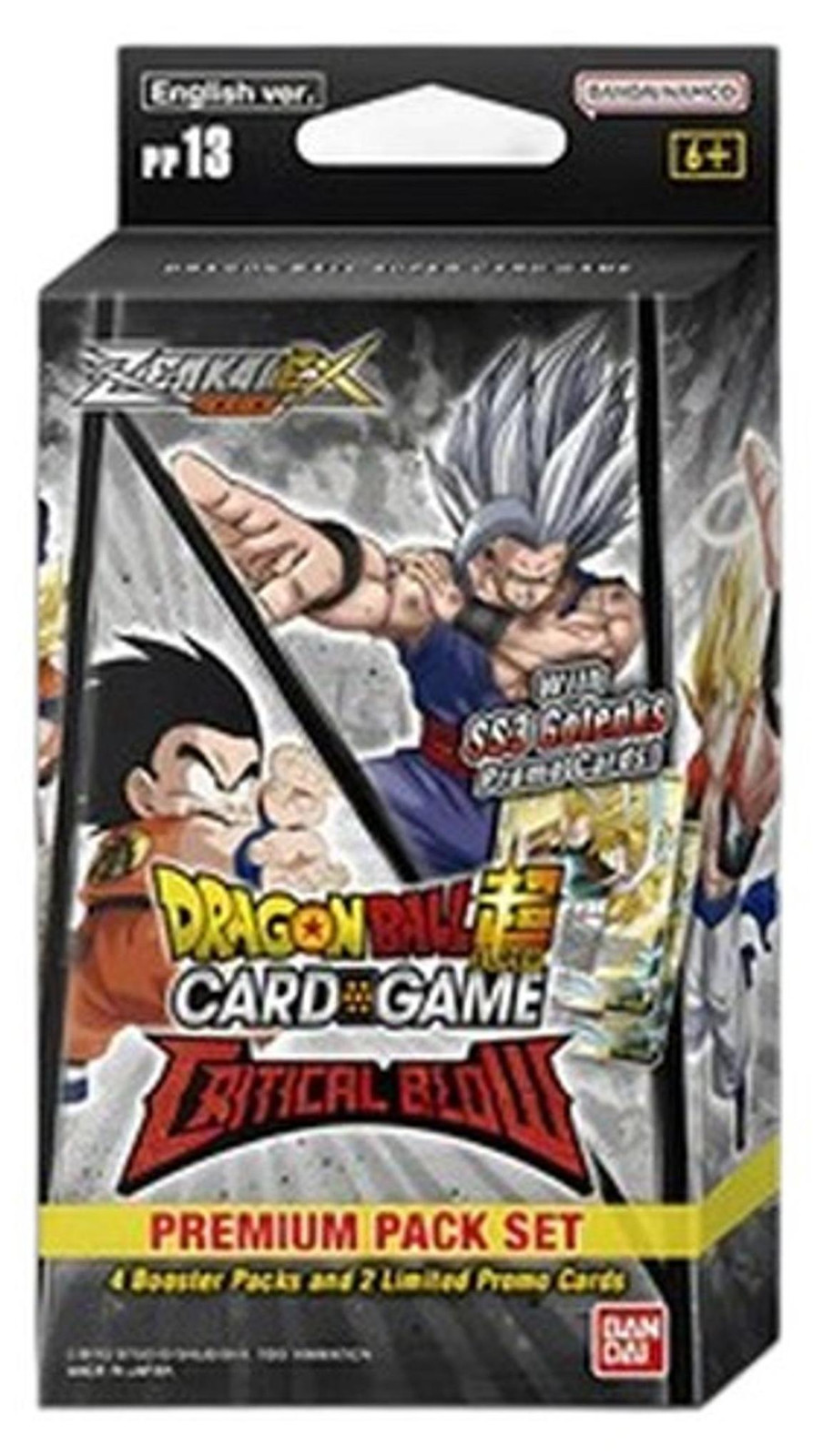 Bandai Dragon Ball Super Critical Blow Premium Pack Set