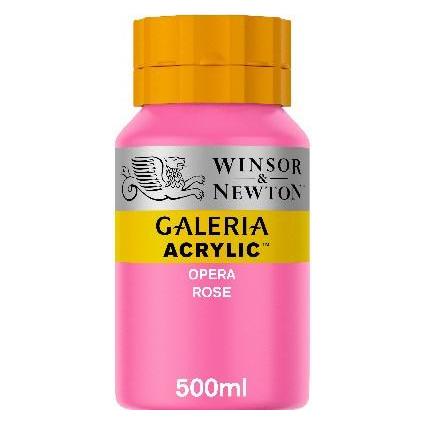 Winsor & Newton Galeria Acrylic 500Ml Opera Rose 448 (500 ml) (2150448)