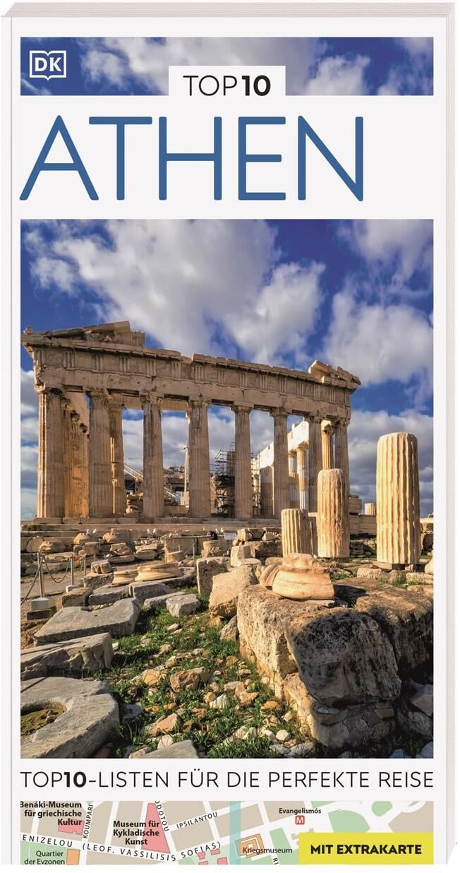 TOP10 Reiseführer Athen: TOP10-Listen zu Highlights, Themen und Stadtteilen mit wetterfester Extra-Karte - Preis vom 15.10.2026 23:06:25 h