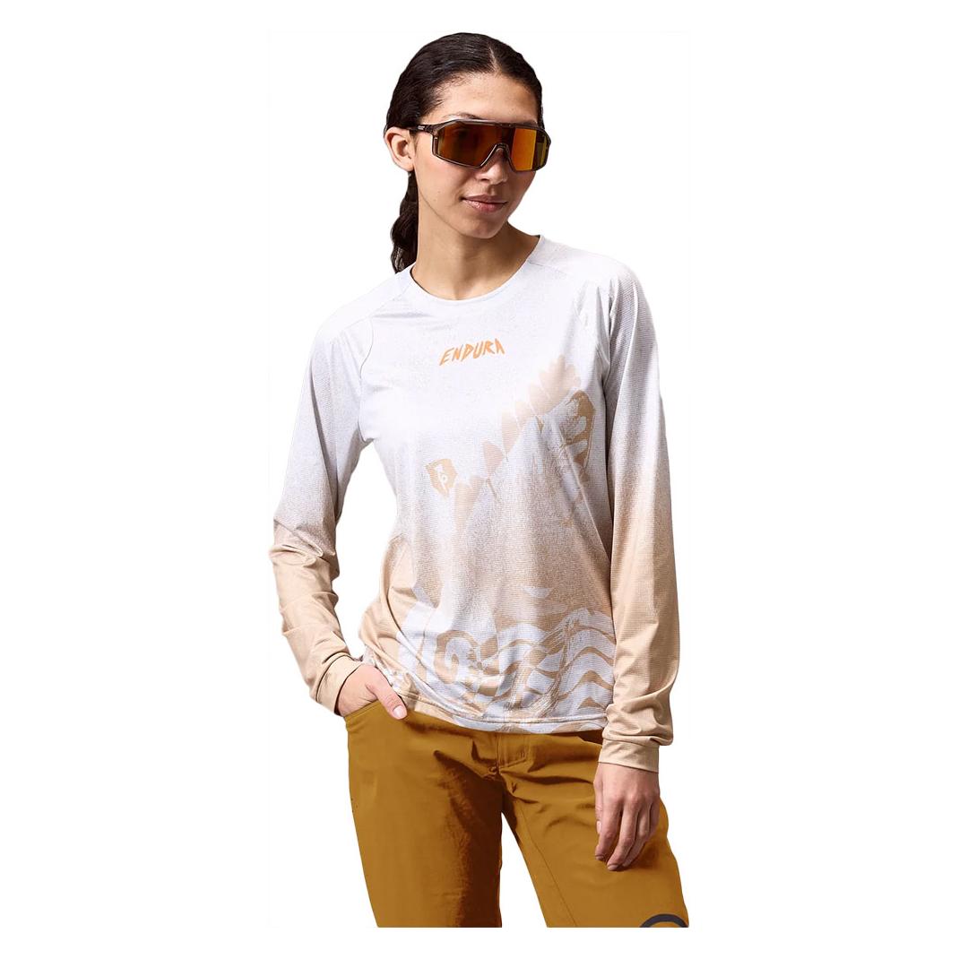 Endura Singletrack Print L/S Damen Trikot (L) (R-E6267BAE)