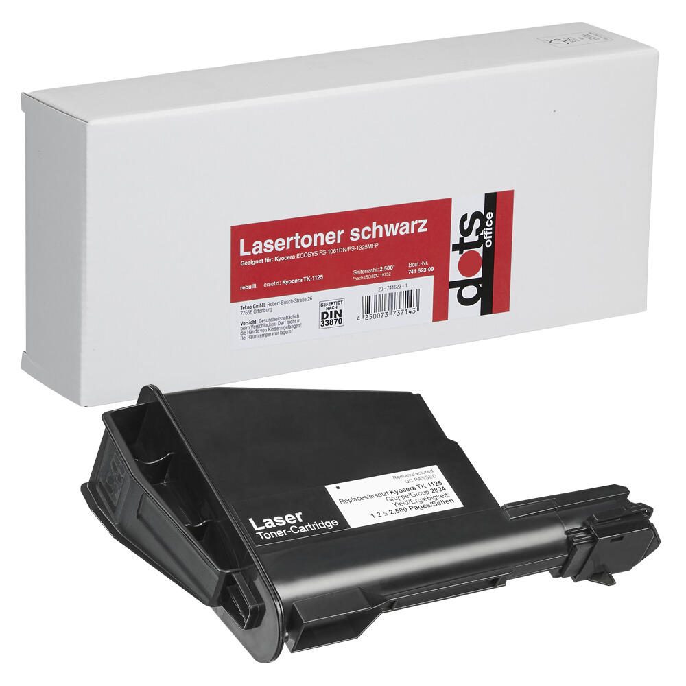 dots Toner kompatibel zu KYOCERA TK-1125 schwarz 2824,000-DOTS