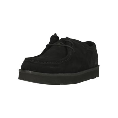 Mokassin CLARKS "Meare Walla", Herren, Gr. 40, schwarz, Leder, Schuhe Mokassin, mit leichter Laufsohle
