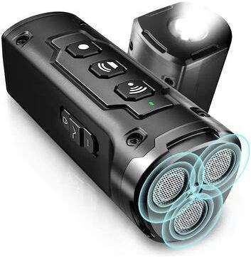 Uplift Essentials Ultrasonic Dog Training Device With LED Flashlight black