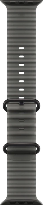 Apple Watch 49mm Ozean Armband Transparentes Schwarz - Ausführung aus schwarzem Titan