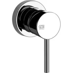 Gessi, Badarmatur, Emporio Via Tortona Fertigmontageset für Einhebelmischer, 1 Weg, Ausgang oben. für Unterputz