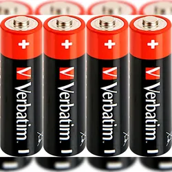 Verbatim Batterie Alkaline, Mignon, AA, LR06, 1.5V Premium, Shrinkwrap (4-Pack)