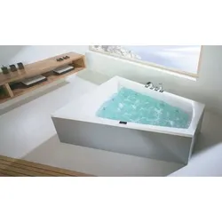 Hoesch Badewanne Largo Trapez 1800x1400 links Weiss 3705.010