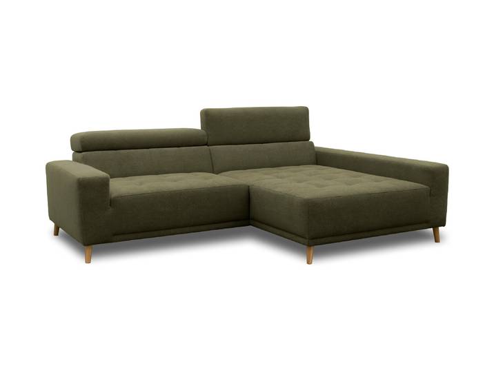 Domo Ecksofa mit Longchair »Helsingborg« - 172x248x44cm - braun -