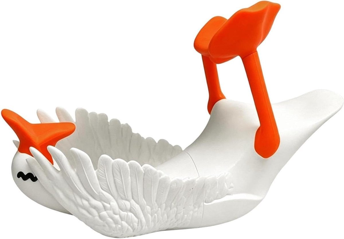 Wijnflessenhouder Gans - Decoratieve Flessenstandaard - 22 cm