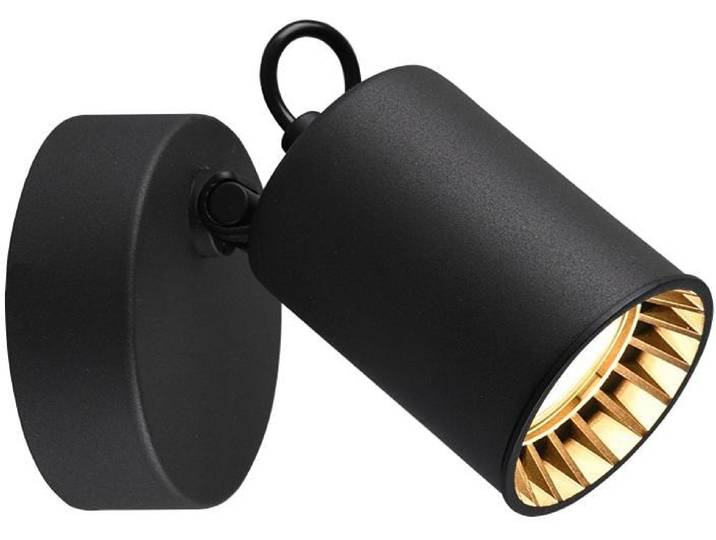 TRIO LEUCHTEN Wandstrahler Pago , schwarz, 1, H: 15cm, Leuchten, Wandstrahler