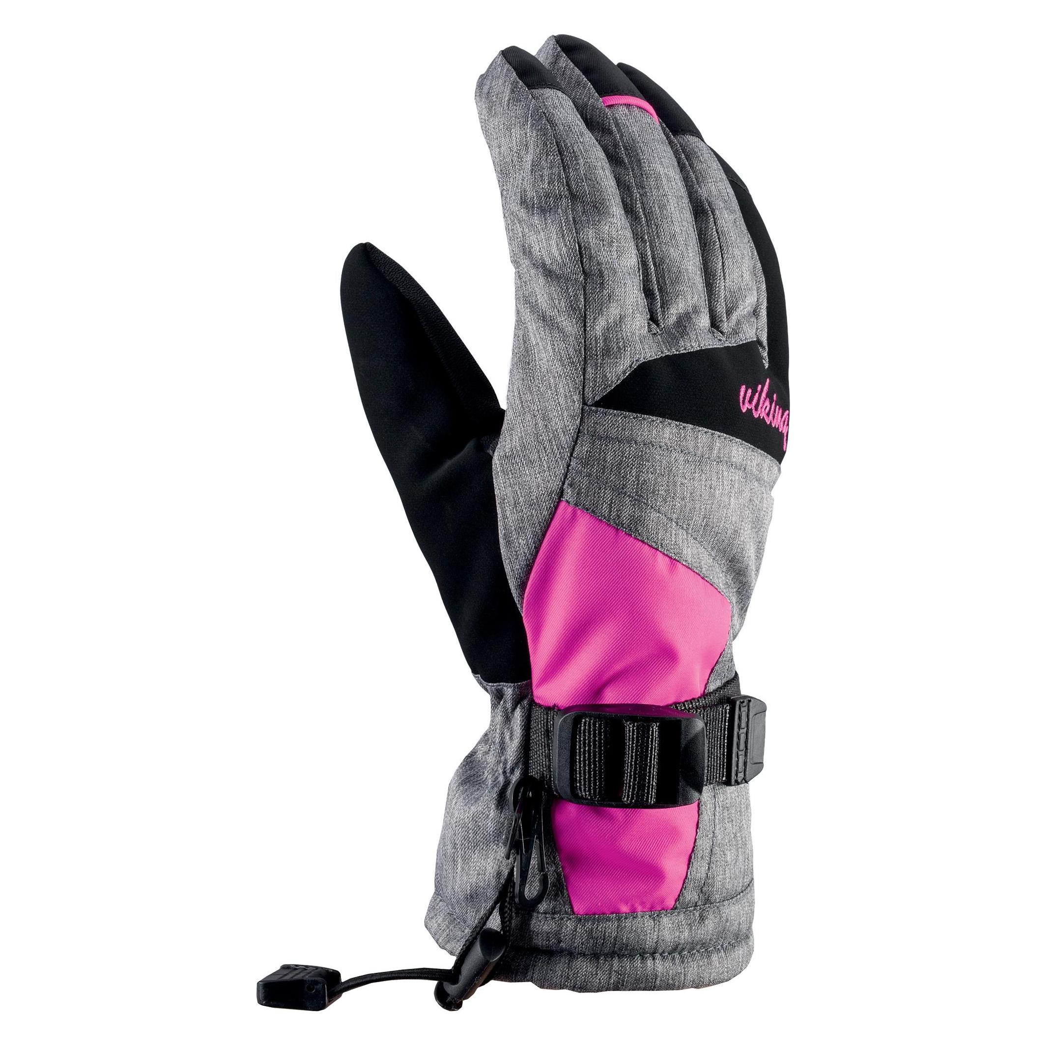 Vikingsports VIKING Women's Winter Gloves - Hard-Shell Material - Wrist Puller - Cuff Puller - Anti-Slip Palm - R (4) (23632544)