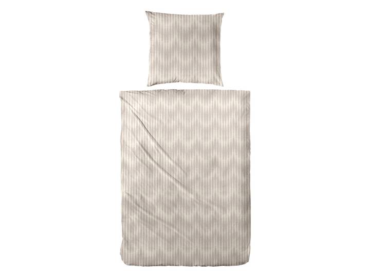 Bettwäsche PRIMERA Feinbiber-Bettwäsche Illusion , beige (braun), B/L: 135cm x 200cm, 1 Stk., 1 Stk., Feinbiber, B/L: 80cm x 80cm, 2 Stk., Feinbiber, Obermaterial: 100% Baumwolle, Bettwäsche, Bettwäsche, mit ruhigem Muster