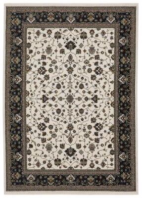 Style Haven Victoria Classic Traditional Ivory/ Navy Area Rug