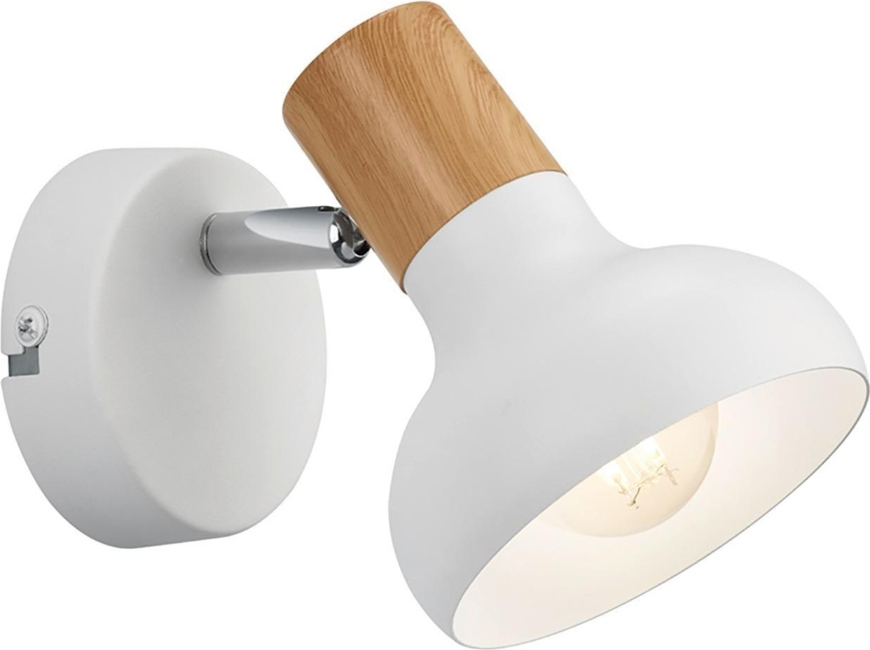 Reality Leuchten Latika wandlamp wit metaal E14