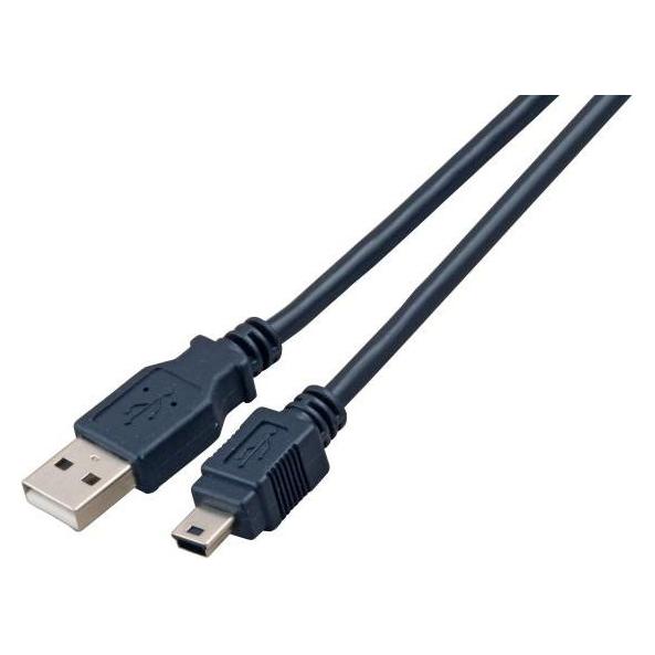 EFB Elektronik USB2.0 Kabel A-Mini B 5poligsw,Classic (1 m, USB 2.0) (K5250SW.1V2)