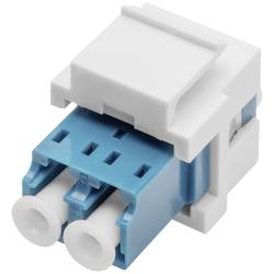 Digitus LWL-Kupplung DIGITUS - LWL-LC/LC-Duplex-Kupplung, Singlemode, Keystone-Modul DN-96007-1-K