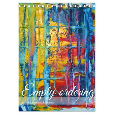 Lammers, H: Empty ordering (Desk Calendar 2026 DIN A5 portra
