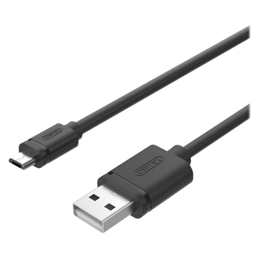 Unitek USB A - Micro USB B (2 m, USB 2.0) (Y-C455GBK)
