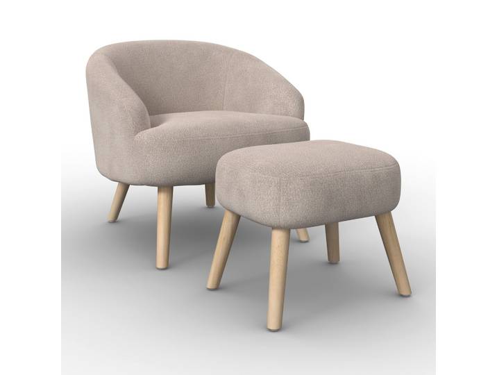Sessel Sonja Chenille Creme