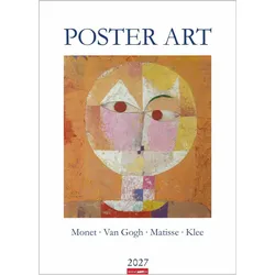 Weingarten, Kalender, Poster Art Kalender 2027 - Monet Van Gogh Matisse Klee (49 x 68 cm)