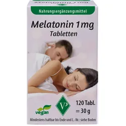 MELATONIN 1 mg vegan Tabletten 120 St