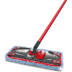 Vileda Ultramax Micro&Cotton Complete set - Vloerwisser mop met steel - Voor tegelvloeren (161917), Reinigungsutensil, Mehrfarbig