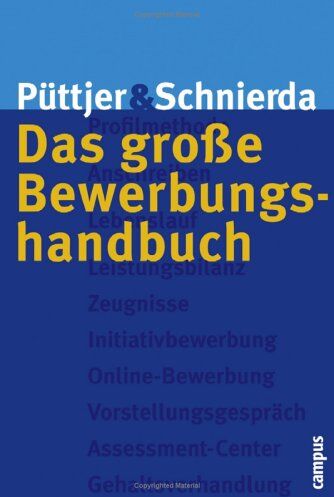 Christian Püttjer - Das große Bewerbungshandbuch - Preis vom 09.10.2026 07:28:09 h