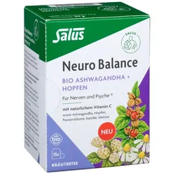Neuro Balance Bio Ashwagandha+hopfen Tee Salus 15 St