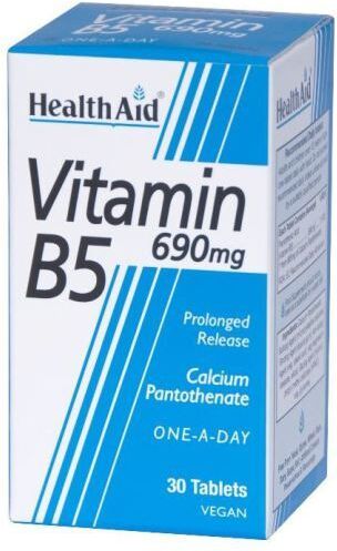 HealthAid Calcium Pantothenate Vit B5 30comp. Health Aid