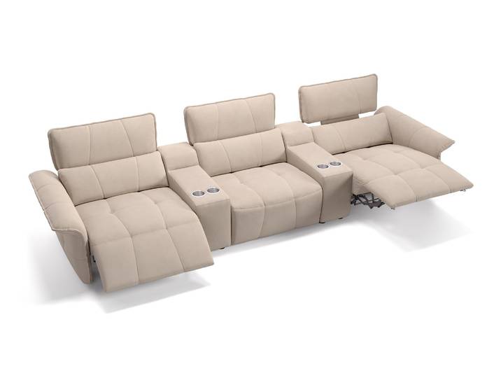 Stoff Heimkino Couch ADRIA Relaxcouch