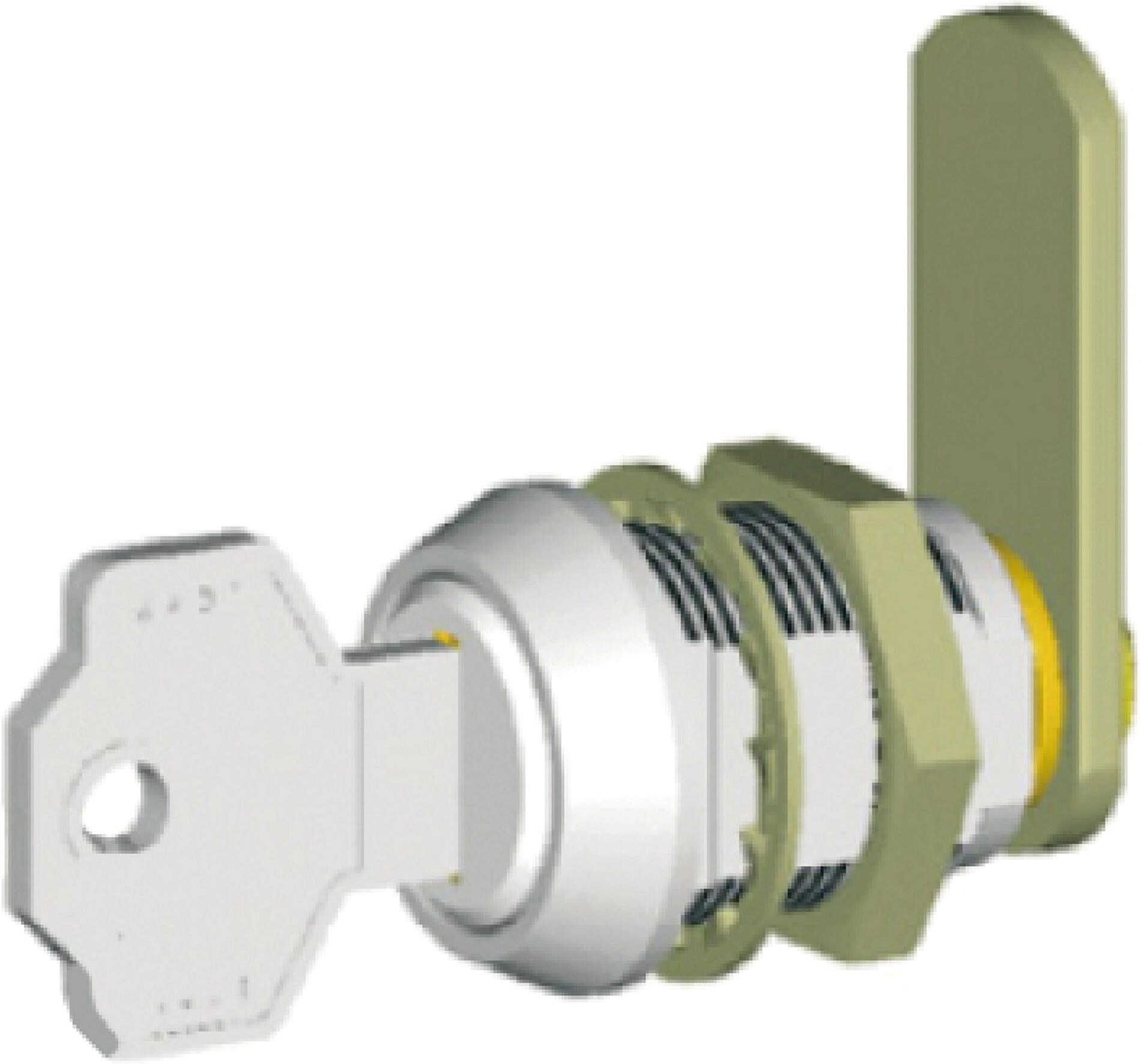 Tecnomat CILINDRO GIUSSANI KD Ø 19 mm L 25 mm ROTAZIONE 180° A LAMELLE