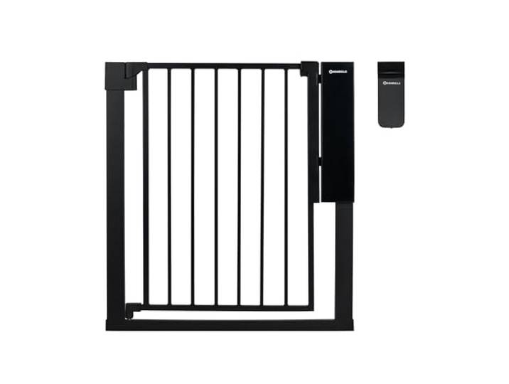 Badabulle Treppenschutzgitter Safe&Pass Türschutzgitter für Öffnungen zwischen 75 und 81,5 cm Automatische Entriegelung mit Sensor