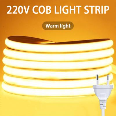 Quick Pick Pro Ultra Bright COB LED Strip Lights Flexible Adhesive Ribbon For Home Kitchen & Under Cabinet Lighting warm Light 7m