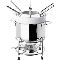 Beka Fondue Set 'Roma', Fondue Set, Silber