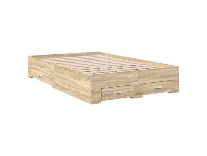 Haut de gamme - Cadre de lit Marron 140 x 200 cm - Bois d'ingénierie EU03_9277294