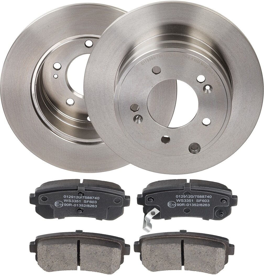 RIDEX 3405B1856 Bremsscheiben und -beläge