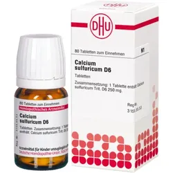 CALCIUM SULFURICUM D 6 Tabletten 80 St