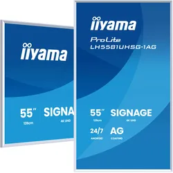 iiyama ProLite LH5581UHSG-1AG – 55 Design Signage Display - Wechselrahmen - And..."