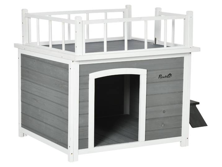 Pawhut PawHut niche pour chien avec escalier D02-145V00