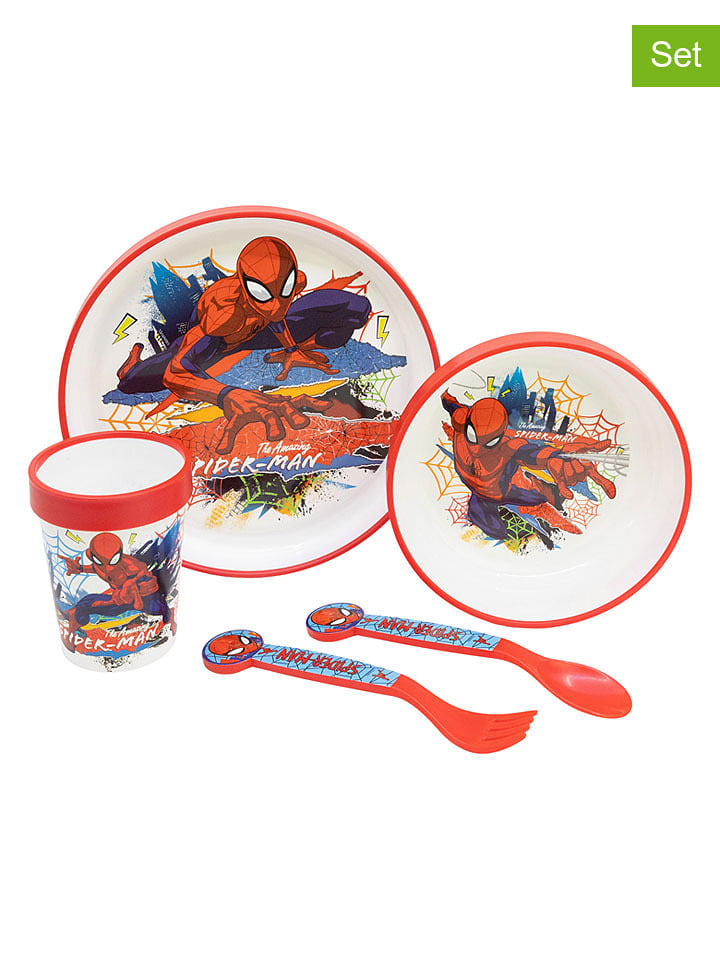 Stor 5tlg. Geschirr-Set "Spiderman" - onesize
