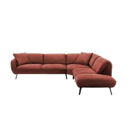 pop Ecksofa  Ventus ¦ rot ¦ Maße (cm): B: 304