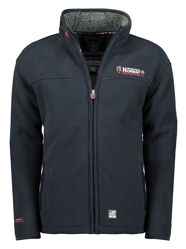 Geographical Norway Fleecejacke in Dunkelblau - M