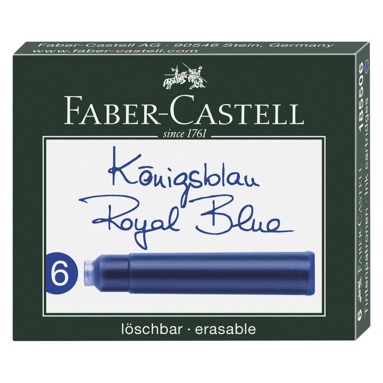 Faber-Castell 185506 Kugelschreibermine Blau 6 Stück(e) (185506)