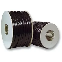 DNTE Telefon-Flachbandkabel 4adrig schwarz (100M)