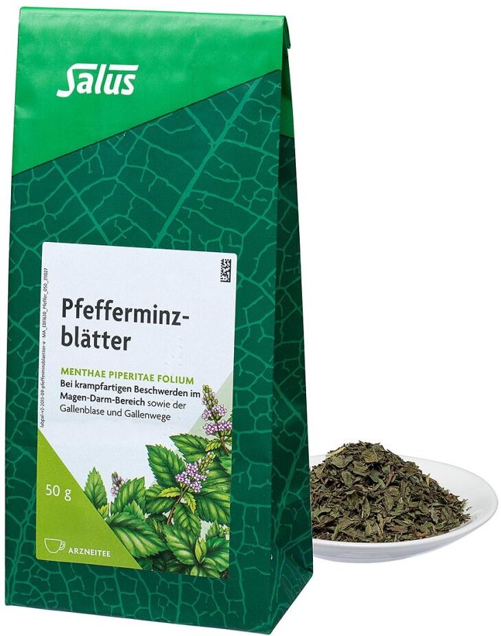 Pfefferminzblätter Arzneitee bio Salus 50g