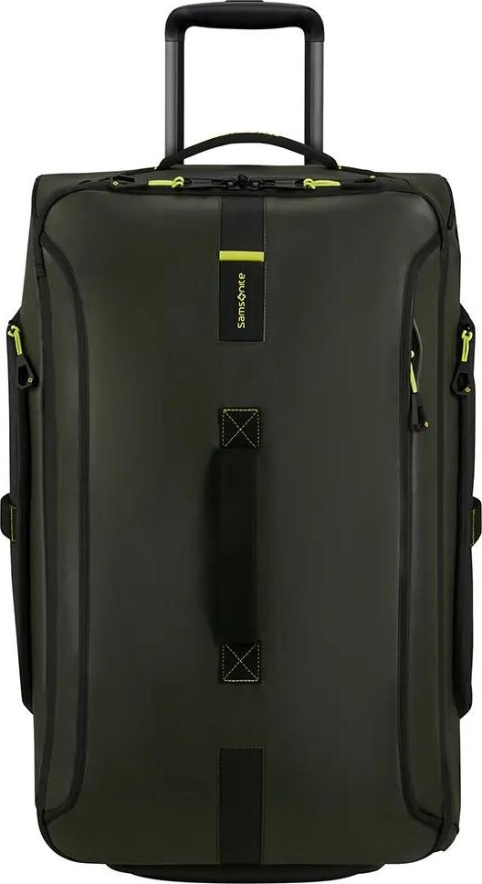 Samsonite Paradiver Light, Karre, Soft Shell, Grün, Jungle Green, 2 Rad/Räder, Fronttasche, Seitentasche